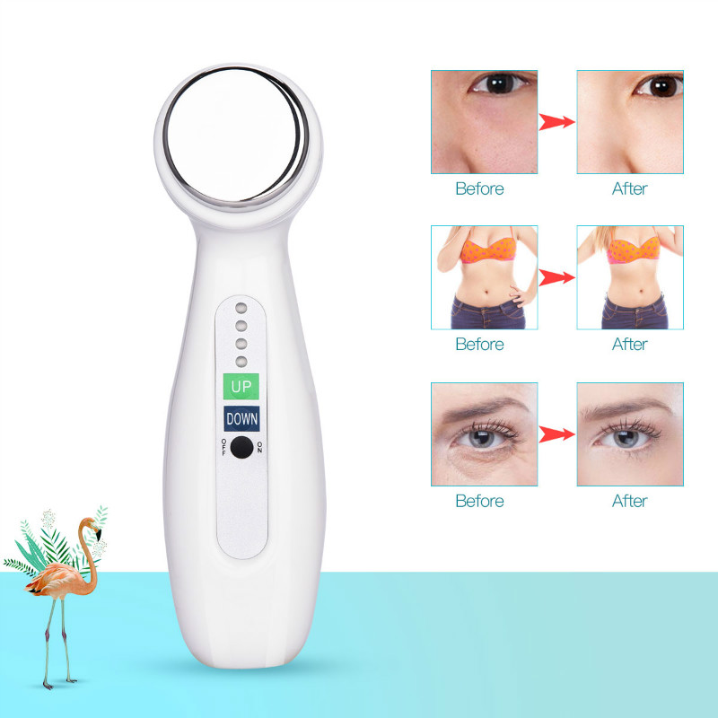Anti Aging Ultrasound Face Machine - Limpiador Facial ultrasónico eléctrico, masajeador de