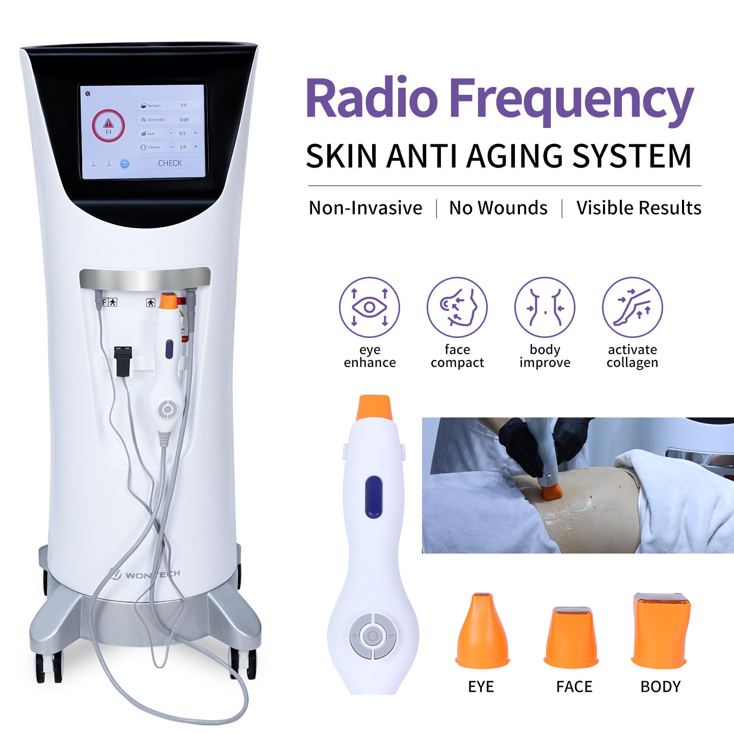 Radio Frequency Face Lift Machine - Máquina Profesional de Radiofrecuencia (RF) de