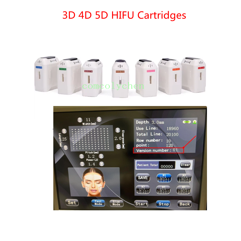 Vaginal Tightening Hifu Machine - Cartucho HIFU 4D de 12 líneas