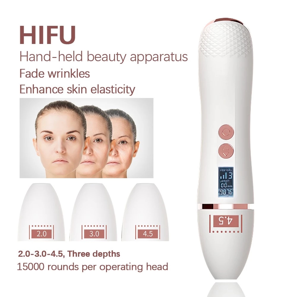 Hifu Machine 7D Face Lifting - Masajeador Facial Ultrasónico Portátil 7D Mini,