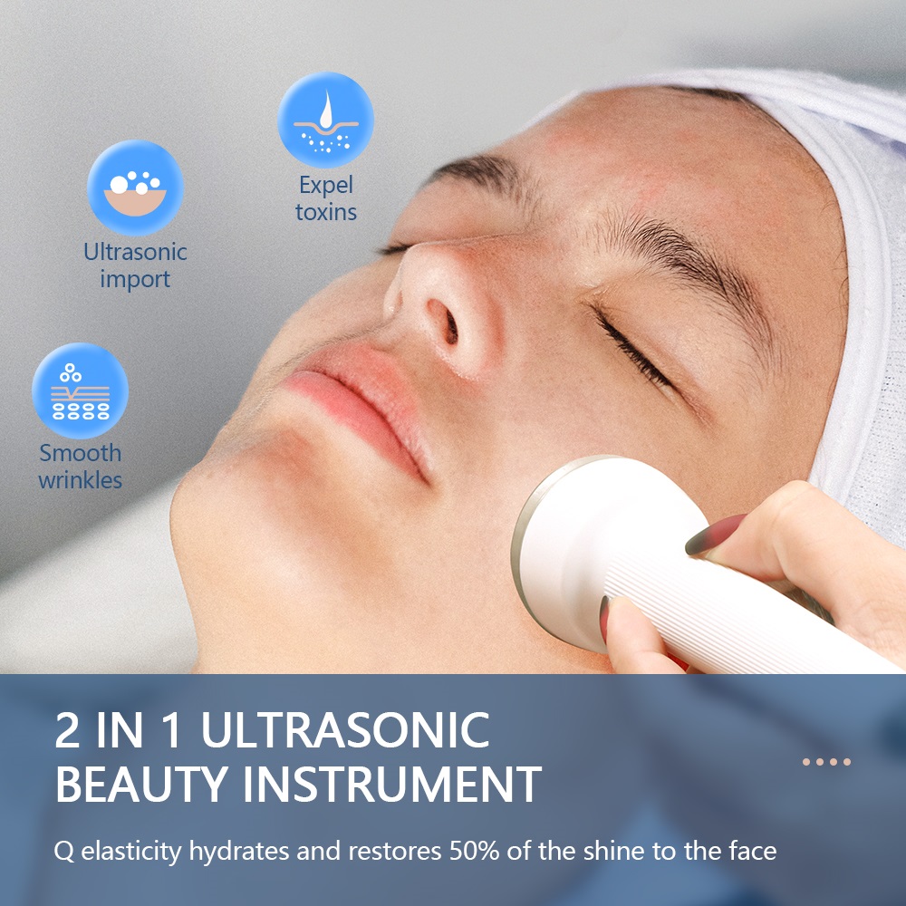 Instrumento de belleza ultrasó - Anti Aging Ultrasound Face Machine reseña y precio