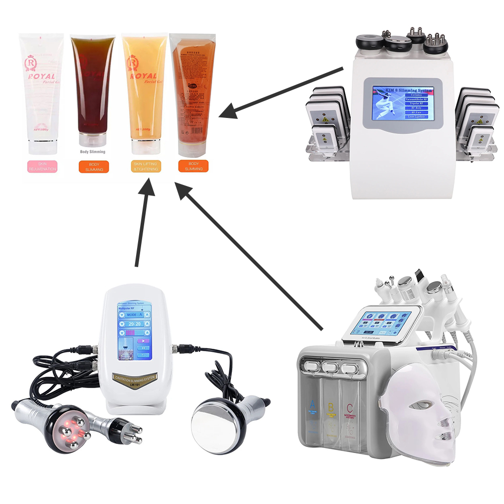 Gel ultrasónico de 300g para c - Rf Microneedling Machine Fractional reseña y precio