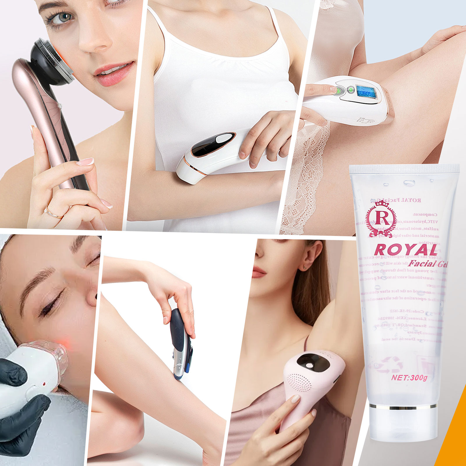 Gel ultrasónico de 300g para c - Rf Microneedling Machine Fractional reseña y precio