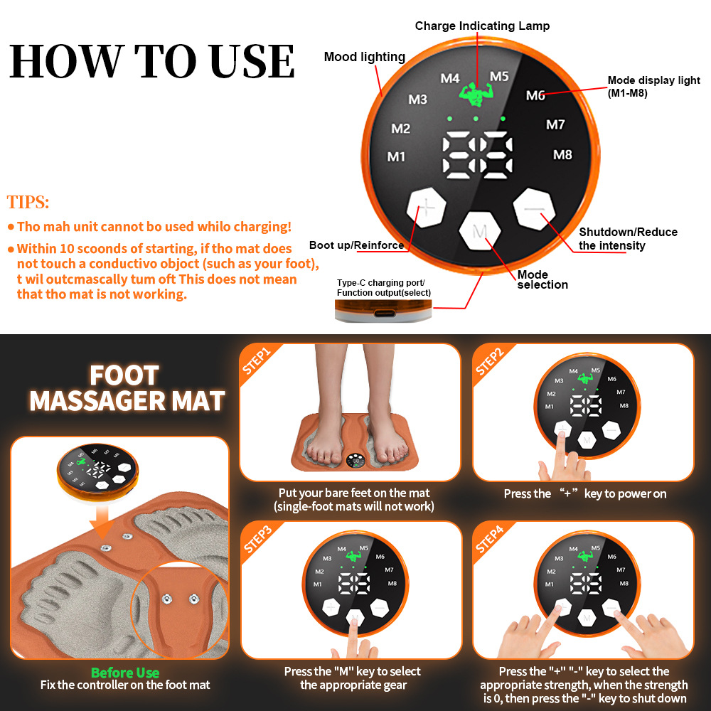 Almohadilla de masaje de pies  - Rf Microneedling Machine Fractional reseña y precio