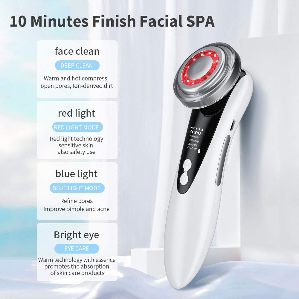 Mesoterapia Facial, Electropor - Radio Frequency Face Lift Machine reseña y precio