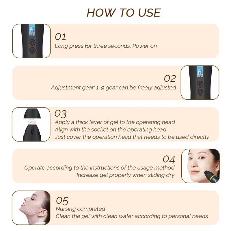 Mini Hifu 7D, eliminación ultr - Anti Aging Ultrasound Face Machine reseña y precio