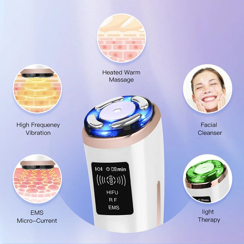 Máquina de Lifting Facial Hifu - Anti Aging Ultrasound Face Machine reseña y precio