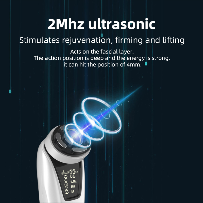 Masajeador de Estiramiento Fac - Anti Aging Ultrasound Face Machine reseña y precio