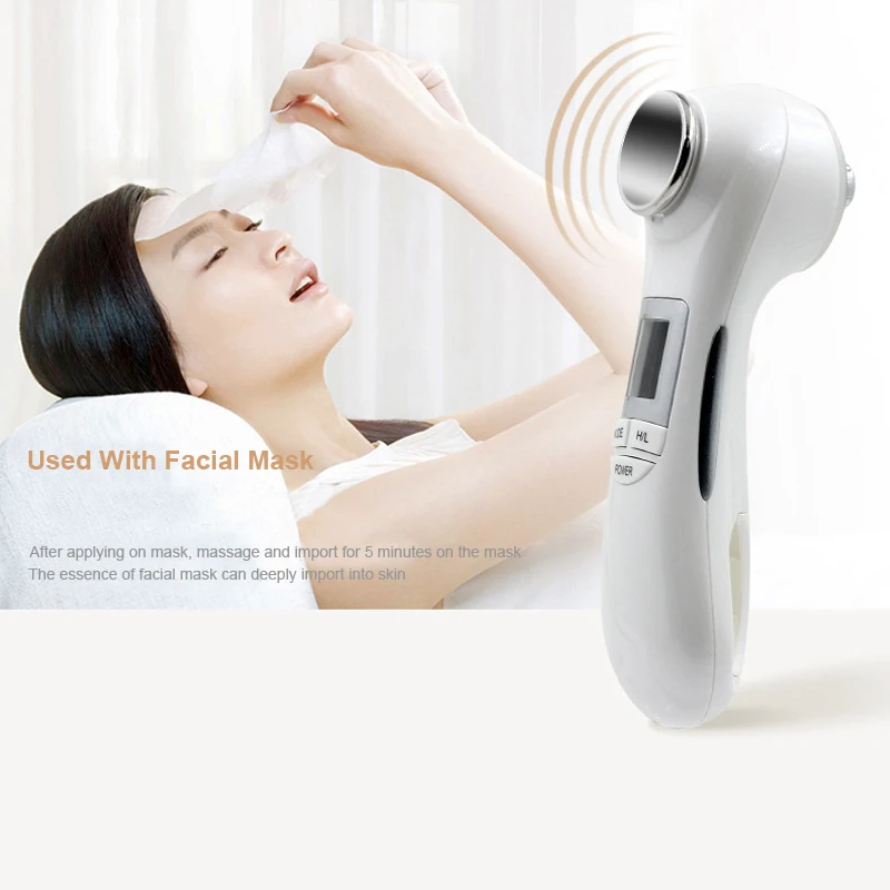 Masajeador Facial Ultrasónico  - Radio Frequency Face Lift Machine reseña y precio