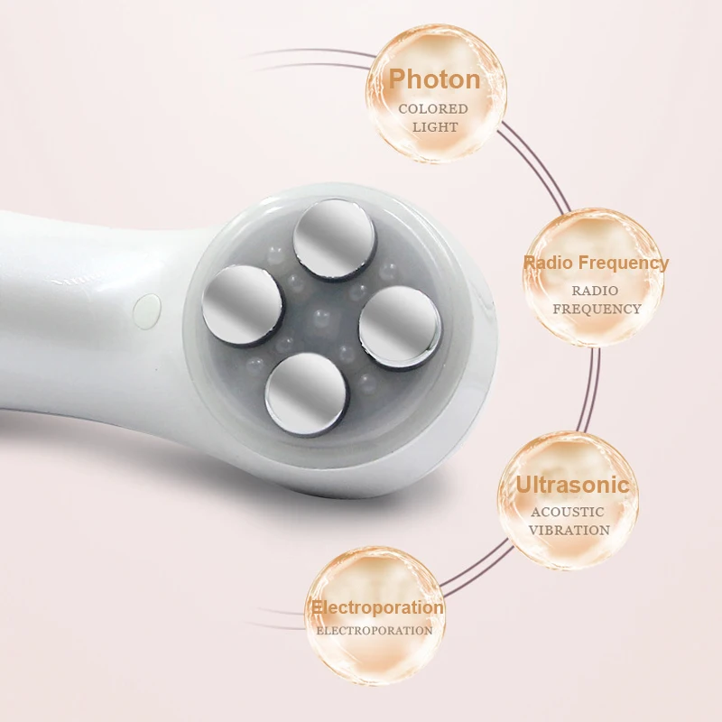 Masajeador Facial Ultrasónico  - Radio Frequency Face Lift Machine reseña y precio